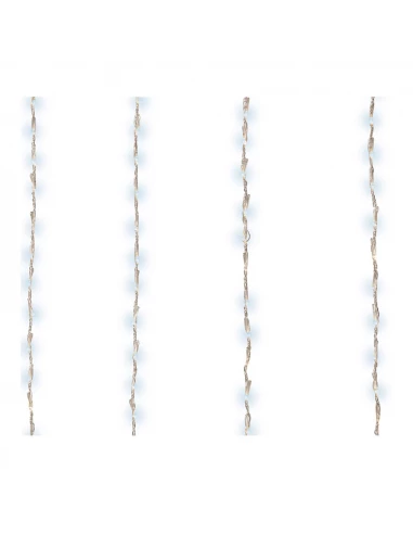 Rideau Led Balcon Usage Extérieur. Blanc Lumière Froide. 2x1m. 220 Leds.