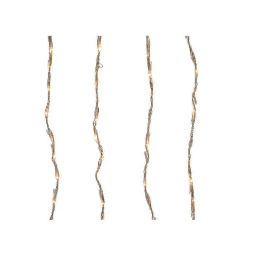 Rideau Led Balcon Usage Extérieur. Blanc Lumière Chaude. 2x1m. 220 Leds.