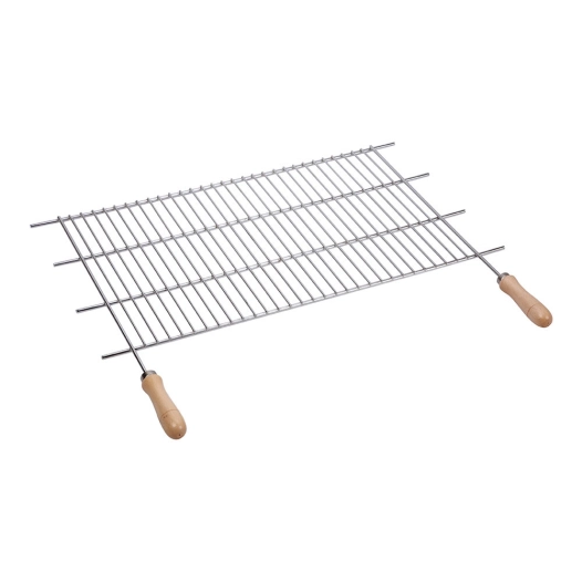 Barbecue En Zinc. Manches En Bois Sauvique 100x40cm