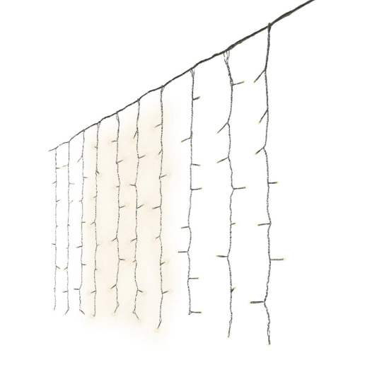 Rideau Led Pour Usage Extérieur, Blanc Lumière Chaude. 2,25x1,5m-240 Leds