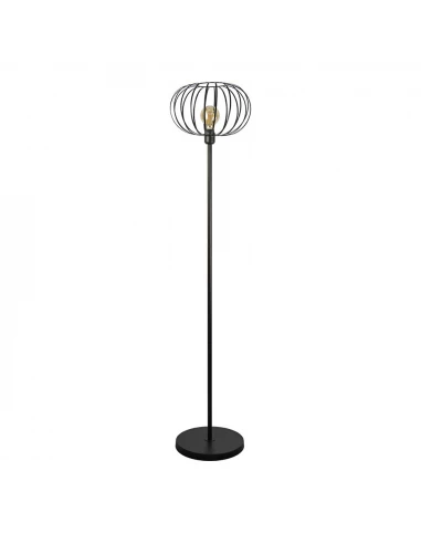 Lampe De Pied (SALON) Vintage E27 60w Couleur Noire Ø35x150cm