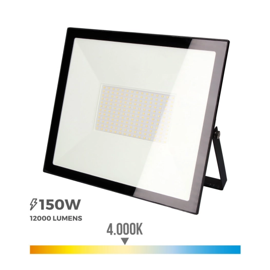 Projecteur Led 150w 12000lm 4000k Lumière Du Jour 35x31x4,5cm Edm