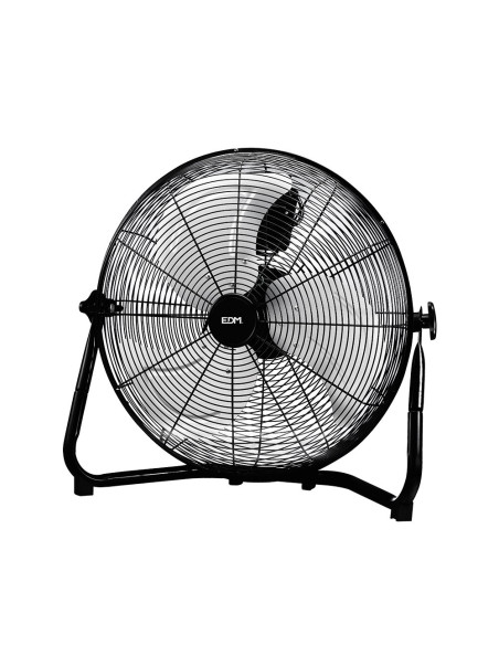 Ventilateur Sol Industriel Noir Ventilateur de sol industriel puissant 110W - 45cm - EDM