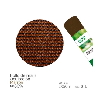 Rouleau De Filet Cachant Couleur Marron 90gr 2x50m Edm