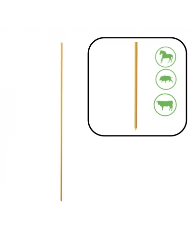 Pack 50 Piquets 120cm Pastormatic Fibre Jaune