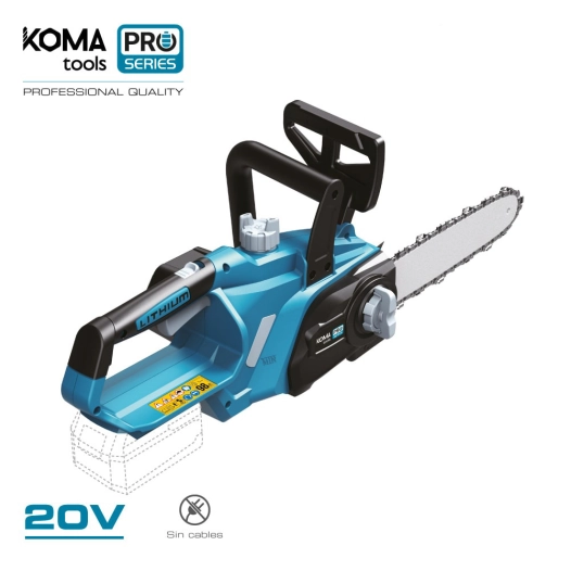 Tronçonneuse 20v (SANS Batterie Et Chargeur) 63x23.2cm Koma Tools Pro Series Battery