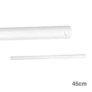 Extension Blanc De Tuyau De 45cm Pour Ventilateur De Plafond
