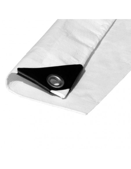 Auvent 4x5m Double Face. Couleur Blanc. Densité 90g/M² Edm