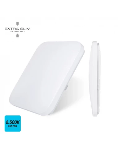 Applique En Surface Led Extra-Plat 12w 6500k 28x28x6.3cm Edm