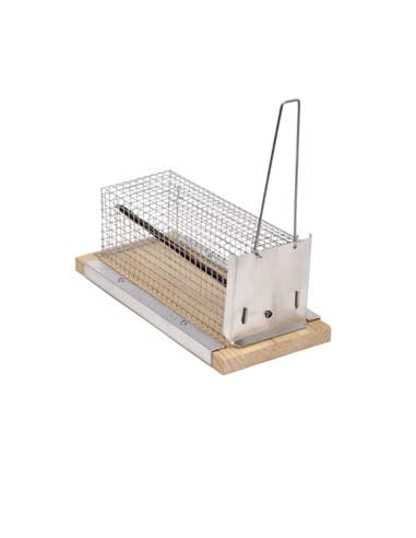 Piege A Souris Tissu Métallique Et Bois 21cm