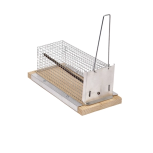 Piege A Souris Tissu Métallique Et Bois 21cm