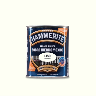 Hammerite Laque Metallique Lisse Blanc Brillant 0.750l 5094130