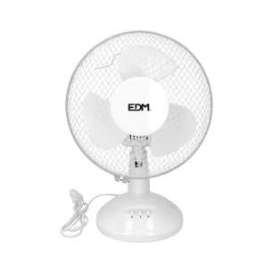 Ventilateur De Table Blanc Puissance: 25w Palmes: Ø23x36cm Edm
