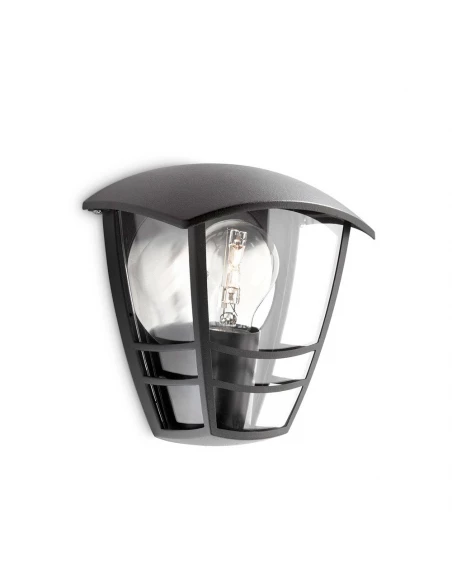 Applique Exterieur Murale 1x60w Noir Mod. Creek Philips.