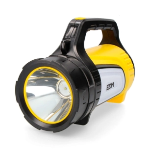 Lampe De Poche Multifonction Longue Portée. Lumière Principale Portable 10w + Lumière Latérale 3w Et Power Bank 350lm Edm