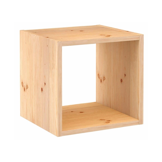 Étagère Modulaire 1 Cubes Pin Massif Dinamique Astigarraga