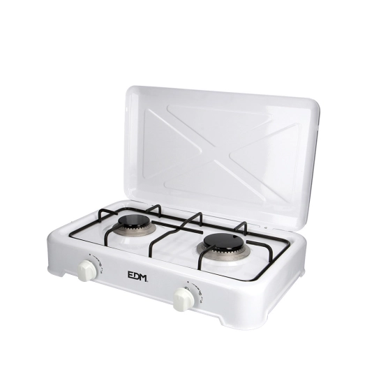 Cuisiniere A Gaz Emaille 2 Feu 46x30x12cm Edm