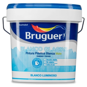 Peinture Plastique Intérieur Blanc Glacier Mat 15l 5208048 Bruguer