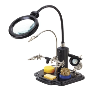 Hrv7571 Nimo Hrv7571 Support Soudeur Avec Loupe Et Pince Crocodile