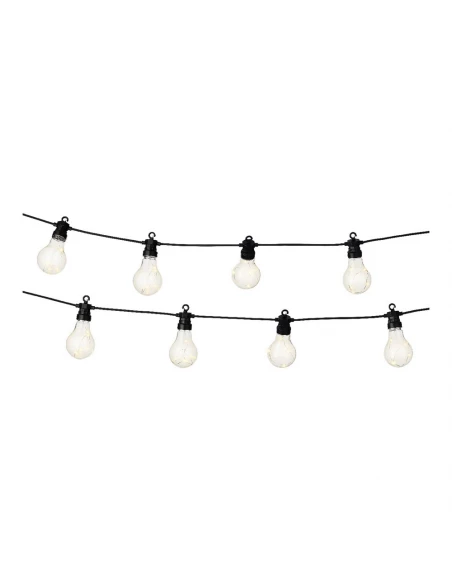 Guirlande Ampoules Vintage Exterieur 14,5m 20 Leds Ip44 Lumiere Chaude Lumineo