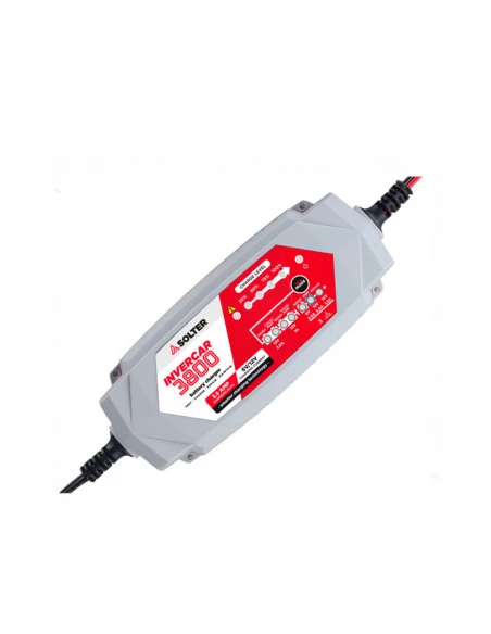 Chargeur Intelligent De Batteries Invercar 3800 6/12v 3.5a Solter