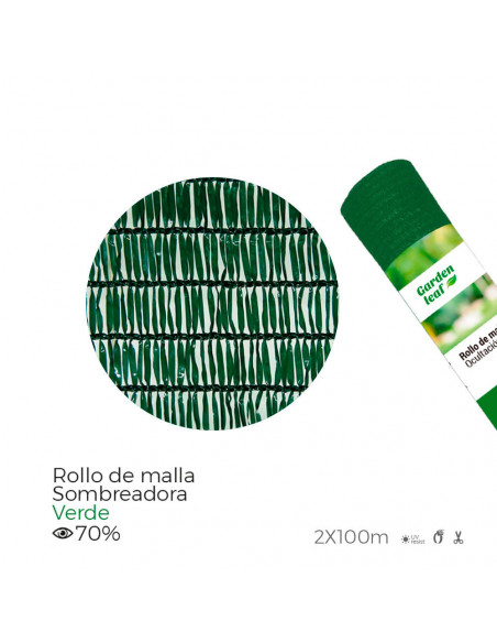 Maille d'ombrage verte EDM Protection solaire 70% pour jardin - EDM