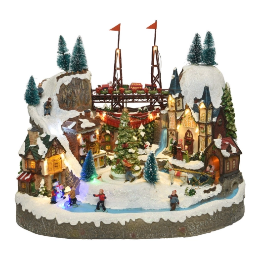 Ville De Noël 25,5x39x31,5cm 25l