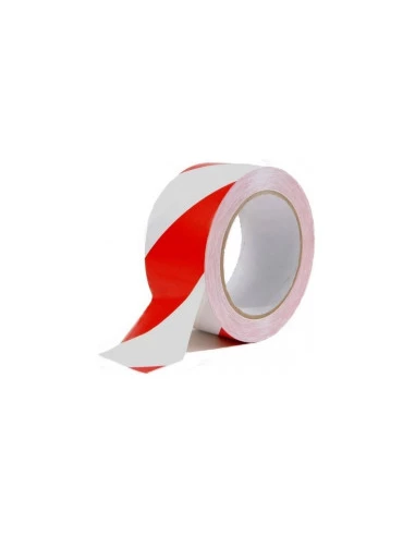 ruban adhesif signalisation pvc rouge et blanc désignation ruban adhésif pvc 50mm x 33 m