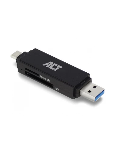 lecteur de cartes sd et micro sd usb 3.2 gen1, connecteur usb-c et type-a