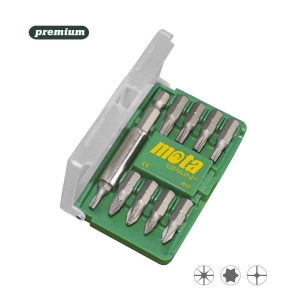 Jeu De 9 Embouts Divers + Adaptateur. B10 Mota