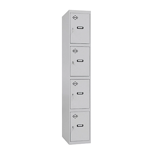 Casier-Armoire SIMONLOCKER PROF.DISM.4 PORTE 1/4 300 IN GRIS GRIS TAQUILLA 1800x300x500 - SIMONRACK