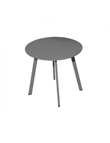 Table massai Ø 40X H 35CM - GRAPHITE - PRO LOISIRS