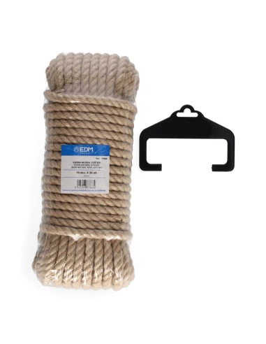 Écheveau 20 Mt. Corde Bio En Jute Naturel. 3 Cordages. Calibre 10 Mm Edm