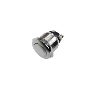 Bouton Poussoir Métallique 2a 250v Chrome