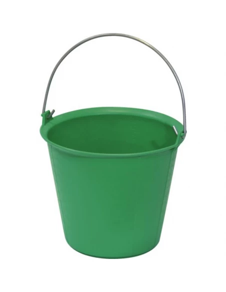 Seau en plastique 13 litres renforcé -vert - SOFOP