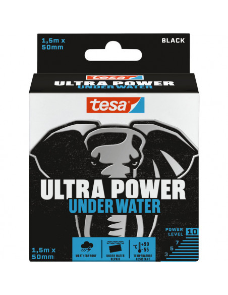 Tesa Ultra Power UW Noir Ruban adhésif étanche ultra-résistant - Tesa