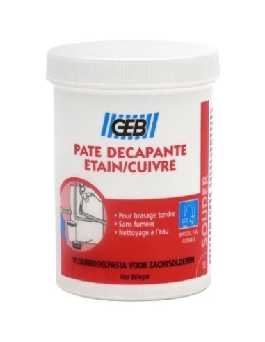 Pate décapante étain/cuivre pot 150 ml brasage HAMPTON - GEB