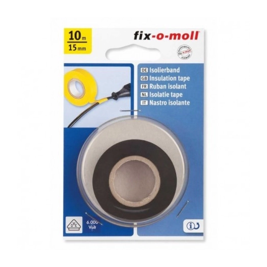 FIX-O-MOLL Adhésif isolation_10mx15mm_noir - FIX-O-MOLL