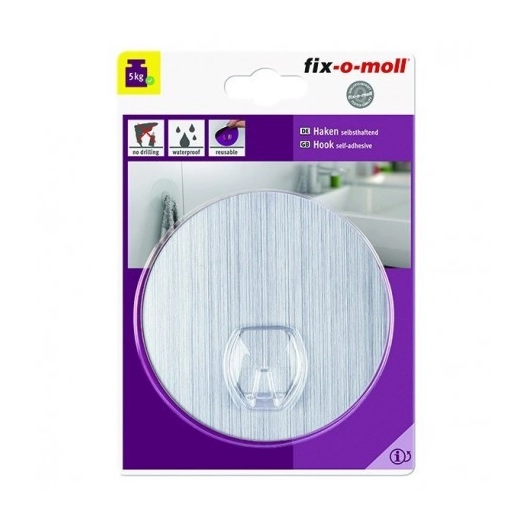 FIX-O-MOLL Crochet repositionnable_100mm_transparent - FIX-O-MOLL