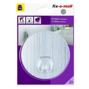 FIX-O-MOLL Crochet repositionnable_68mm_bleu - FIX-O-MOLL