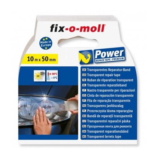 FIX-O-MOLL Adhésif réparation_10mx50mm_incolore - FIX-O-MOLL