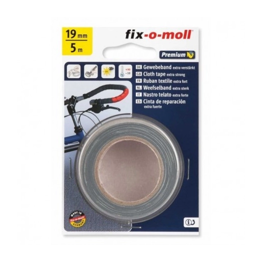 FIX-O-MOLL Adhésif tissé_5mx38mm_gris - FIX-O-MOLL