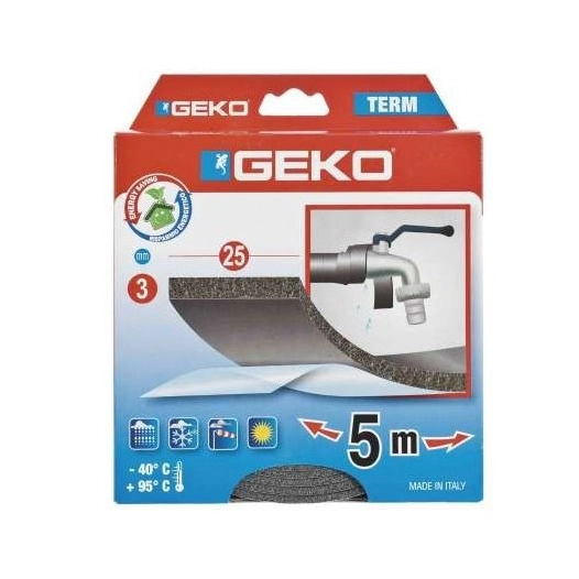 GEKO Joint adhésif tuyaux_3mmx50mmx5m_gris - GEKO