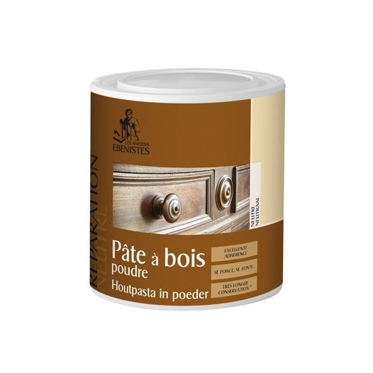 LES ANCIENS EBENISTES Pâte à bois poudre_300g - LES ANCIENS EBENISTES