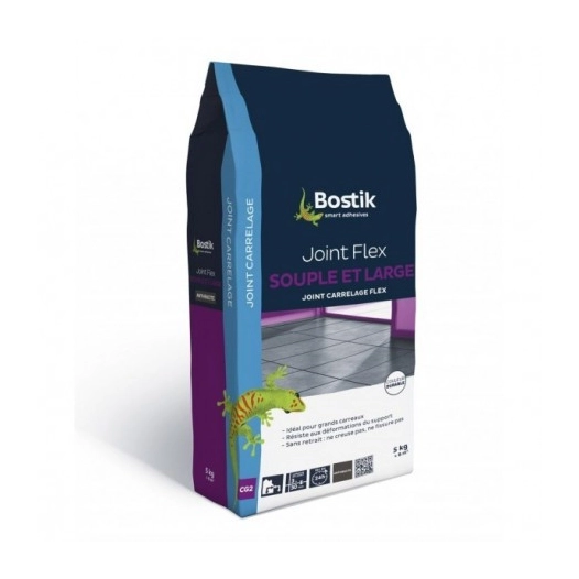 BOSTIK Joint flex 5kg gris anthracite - BOSTIK