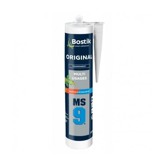 Mastic à base de polymères hybrides - MS 9 cartouche 300ml blanc - BOSTIK