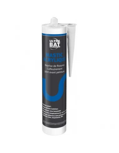 ULTRABAT Mastic Acrylique_310ml_blanc - ULTRABAT