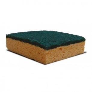 PRIMEX Eponge blonde et verte_2 - PRIMEX