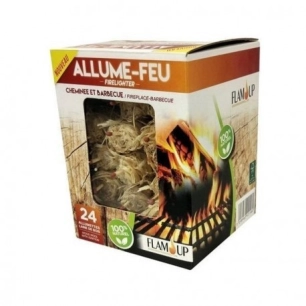 FLAM'UP Allume-feu bois_boite_de_24 - FLAM'UP