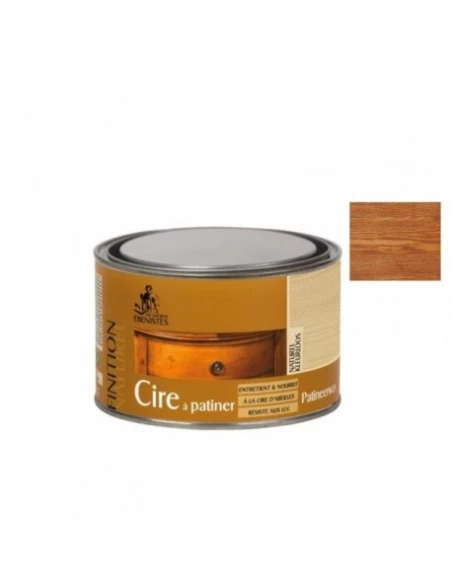 LES ANCIENS EBENISTES Cire à patiner_300ml_chene_fonce - LES ANCIENS EBENISTES